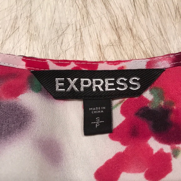 Express Sleeveless Floral Tie Dress, Small - Picture 9 of 12